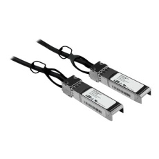 StarTech.com Cisco SFP-H10GB-CU1M Compatible 1m 10G SFP+ to SFP+ Direct Attach Cable Twinax, 10GbE SFP+ Copper DAC 10Gbps Low Power Passive Transceiver Module DAC, Cisco Firepower ASR920 - Lifetime Warranty (SFPCMM1M) - Kabel pro přímé připojení - SFP+ do SFP+ - 1 m - diaxiální - pro P/N: ET10GSFP, PEX10000SFPI, PEX10GSFP4I, PEX20000SFPI
