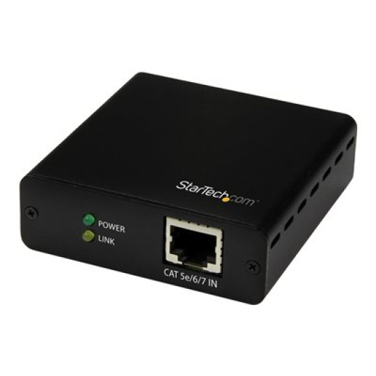 StarTech.com 3 Way HDMI Splitter - HDBaseT Extender Kit w/ 3 Receivers - 1x3 HDMI over CAT5e / CAT6 Splitter - 3 Port HDBaseT HDMI Extender - Up to 4K (ST124HDBT) - Video/audio nástavec - až 70 m