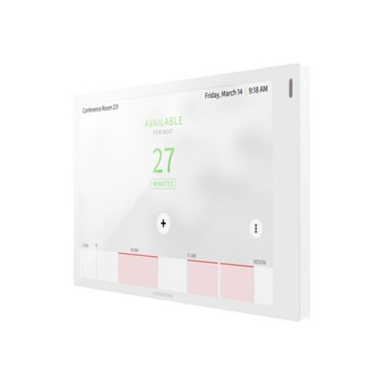 Crestron Room Scheduling Touch Screen TSS-770-W-S - Room manager - bezdrátový, kabelové - Bluetooth, 802.11a/b/g/n/ac - 2.4 Ghz, 5 GHz - 10/100 Ethernet - smooth white