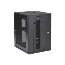 StarTech.com 15U 19" Wall Mount Network Cabinet, 16" Deep Hinged Locking IT Network Switch Depth Enclosure, Assembled Vented Computer Equipment Data Rack with Shelf & Flexible Side Panels - 15U Vented Cabinet - Rozvadec stojanový skrín - 4 pozice - montáž na stenu - cerná - 15U - 16" StarTech.com 15U 19" Wall Mount Network Cabinet, 16" Deep Hinged Locking IT Network Switch Depth Enclosure, Assembled Vented Computer Equipment Data Rack with Shelf & Flexible Side Panels - 15U Vented Cabinet - Rozvadec stojanový skrín - 4 pozice - montáž na stenu - cerná - 15U - 16"