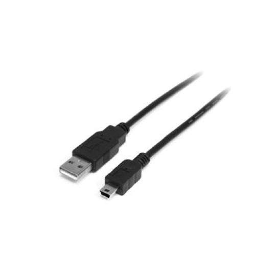 StarTech.com 1m Mini USB 2.0 Cable A to Mini B M/M - Kabel USB - USB (M) do mini-USB typ B (M) - USB 2.0 - 1 m - cerná