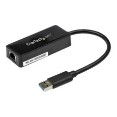 StarTech.com USB 3.0 Ethernet Adapter - USB 3.0 Network Adapter NIC with USB Port - USB to RJ45 - USB Passthrough (USB31000SPTB) - Síťový adaptér - USB 3.0 - Gigabit Ethernet - černá - pro P/N: TB33A1C StarTech.com USB 3.0 Ethernet Adapter - USB 3.0 Network Adapter NIC with USB Port - USB to RJ45 - USB Passthrough (USB31000SPTB) - Síťový adaptér - USB 3.0 - Gigabit Ethernet - černá - pro P/N: TB33A1C