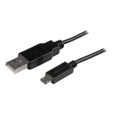 StarTech.com 0.5m Mobile Charge Sync USB to Slim Micro USB Cable M/M - Kabel USB - Micro USB typ B (M) do USB (M) - USB 2.0 - 50 cm - cerná StarTech.com 0.5m Mobile Charge Sync USB to Slim Micro USB Cable M/M - Kabel USB - Micro USB typ B (M) do USB (M) - USB 2.0 - 50 cm - cerná