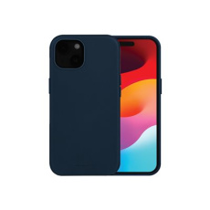 dbramante1928 Roskilde - Zadní kryt pro mobilní telefon - kompatibilita s MagSafe - kuže full-grain - modrá - pro Apple iPhone 13, 14, 15, 16e