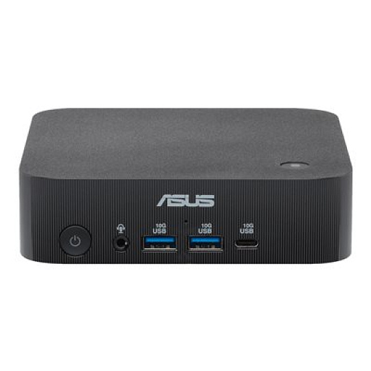 ASUS ExpertCenter PN54-S1 S50083AL - Mini PC Ryzen 5 220 / až 4.9 GHz - RAM 16 GB - SSD 512 GB - NVMe - Radeon 740M - Gigabit Ethernet, 2.5 Gigabit Ethernet, IEEE 802.11ax (Wi-Fi 6), Bluetooth 5.4, IEEE 802.11be (Wi-Fi 7) - Win 11 Pro - monitor: žádný - černá