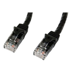 StarTech.com 3m CAT6 Ethernet Cable, 10 Gigabit Snagless RJ45 650MHz 100W PoE Patch Cord, CAT 6 10GbE UTP Network Cable w/Strain Relief, Black, Wiring is UL Certified/TIA - Category 6 - 24AWG (N6PATC3MBK) - Patch kabel - RJ-45 (M) do RJ-45 (M) - 3 m - UTP - CAT 6 - lisovaný, provedení bez hrbolku - cerná StarTech.com 3m CAT6 Ethernet Cable, 10 Gigabit Snagless RJ45 650MHz 100W PoE Patch Cord, CAT 6 10GbE UTP Network Cable w/Strain Relief, Black, Wiring is UL Certified/TIA - Category 6 - 24AWG (N6PATC3MBK) - Patch kabel - RJ-45 (M) do RJ-45 (M) - 3 m - UTP - CAT 6 - lisovaný, provedení bez hrbolku - cerná