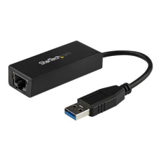 StarTech.com USB 3.0 to Gigabit Ethernet Adapter - 10/100/1000 NIC Network Adapter - USB 3.0 Laptop to RJ45 LAN (USB31000S) - Sítový adaptér - USB 3.0 - Gigabit Ethernet - cerná