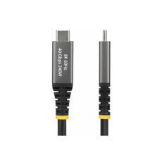 StarTech.com - USB kabel - 24 pin USB-C (M) do 24 pin USB-C (M) - USB4 / Thunderbolt / DisplayPort 2.1 - 2 m - aktivní, podpora 8K60Hz, podpora 4K240Hz, technologie Extended Power Range (EPR), rychlost prenosu dat až 40 Gbps, podpora napájení Power Delivery 3.1 - cerná