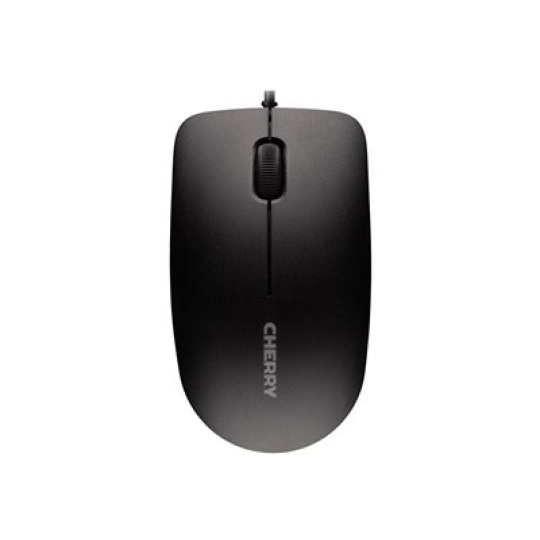 CHERRY MC 1000 - Myš - pravák a levák - optický - 3 tlačítka - kabelové - USB - černá
