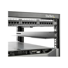 StarTech.com 1U 19 inch Server Rack Rails, 24-36 inch Adjustable Depth, Universal 4 Post Rack Mount Rails, Network Equipment/Server/UPS Mounting Rail Kit, HPE ProLiant, Dell PowerEdge - 4 Post Rack Rails (UNIRAILS1UB) - Sada kolejnic skříně - montáž do racku - černá - 1U - 19" - pro P/N: RK1536BKF, RK1836BKF