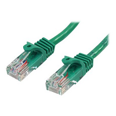 Startech 1m Green Cat5e / Cat 5 Snagless Patch Cable - Patch kabel - RJ-45 (M) do RJ-45 (M) - 1 m - UTP - CAT 5e - lisovaný, provedení bez hrbolku - zelená