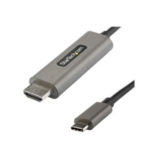 StarTech.com 16ft (5m) USB C to HDMI Cable 4K 60Hz with HDR10, Ultra HD USB Type-C to 4K HDMI 2.0b Video Adapter Cable, USB-C to HDMI HDR Monitor/Display Converter, DP 1.4 Alt Mode HBR3 - Thunderbolt 3 Compatible (CDP2HDMM5MH) - Kabel adaptéru - 24 pin USB-C s piny (male) do HDMI s piny (male) - 5 m - černá - podporuje 4K, aktivní