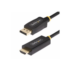 StarTech.com 3.3ft (1m) DisplayPort to HDMI Adapter Cable, 4K 60Hz with HDR, DP to HDMI 2.0b, Active Video Converter, DisplayPort Desktop to HDMI Monitor, M/M - DisplayPort to HDMI Cord (3F-DP-HDMI-4K60-HDR) - Kabel adaptéru - DisplayPort s piny (male) do HDMI s piny (male) - 1 m - černá - podpora 4K60Hz, podpora HDR StarTech.com 3.3ft (1m) DisplayPort to HDMI Adapter Cable, 4K 60Hz with HDR, DP to HDMI 2.0b, Active Video Converter, DisplayPort Desktop to HDMI Monitor, M/M - DisplayPort to HDMI Cord (3F-DP-HDMI-4K60-HDR) - Kabel adaptéru - DisplayPort s piny (male) do HDMI s piny (male) - 1 m - černá - podpora 4K60Hz, podpora HDR