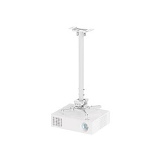 Neomounts CL25-550WH1 - Montážní sada (stropní montáž) - plný pohyb - pro projektor - easy-install, height 74.5 - 114.5 cm - ocel - bílá