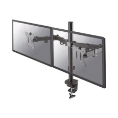 Neomounts FPMA-D550D - Montážní sada - plný pohyb - pro 2 LCD displeje - ocel - černá - velikost obrazovky: 10"-32" - upevnění svorkou, průchodka, upevnitelné na stůl