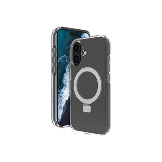 dbramante1928 Iceland Ultra - Zadní kryt pro mobilní telefon - stojan - kompatibilita s MagSafe - D3O, plast - prusvitná - pro Apple iPhone 16