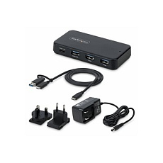 Startech - Rozbocovac - 3 x SuperSpeed USB 3.0 + 1 x USB-C (napájení) - desktop Startech - Rozbocovac - 3 x SuperSpeed USB 3.0 + 1 x USB-C (napájení) - desktop