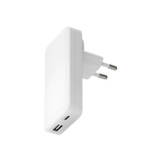 dbramante1928 re-charge Pro - Sítový adaptér - slim - 65 Watt - 2 výstupní konektory (24 pin USB-C, USB) - bílá dbramante1928 re-charge Pro - Sítový adaptér - slim - 65 Watt - 2 výstupní konektory (24 pin USB-C, USB) - bílá