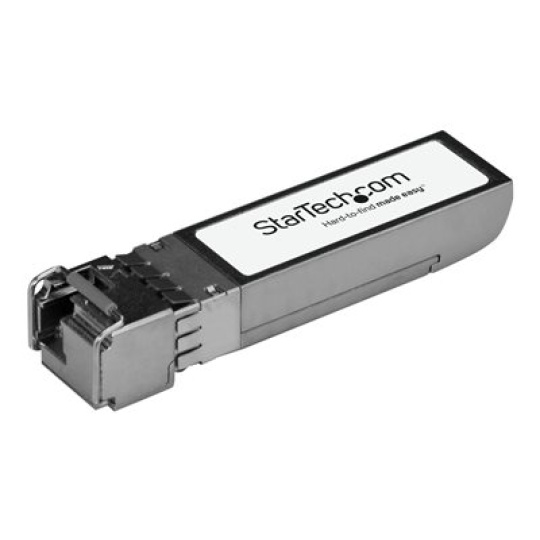 StarTech.com HPE JD094B-BX40-D Compatible SFP+ Module, 10GBASE-BX, 10 Gigabit Ethernet Bi-Directional (BiDi) Fiber Single Strand SFP+, LC 40km, HPE 5900, 12500, 5500 Mini GBIC Transceiver - Lifetime Warranty (JD094B-BX40-D-ST) - Modul SFP+ vysílace (odpovídá: HP JD094B-BX40-D) - 10GbE - 10GBase-BX - jednoduchý režim LC - až 40 km - 1270 nm / 1330 nm - pro HP A5830AF; HPE 12504, 5120, 5500, 5810, 5900AF, 5920AF; FlexFabric 1.92, 11908, 12902