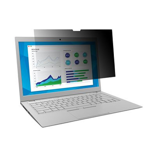 3M Bezrámový filtr - Filtr pro zvýšení soukromí k notebooku - 13.3" - cerná