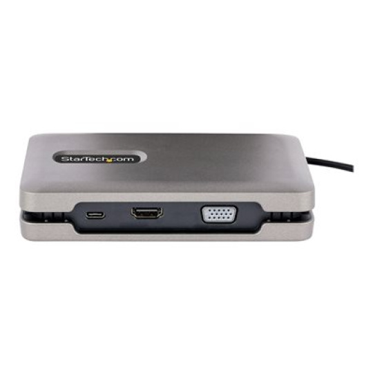 StarTech.com USB-C Multiport Adapter with USB-C DP Alt Mode Video Output / 4K HDMI 2.0 / VGA, USB-C Dual Monitor Docking Station, 100W PD Pass-Through, USB Type C Mini Dock/MST Adapter Hub - 2x USB-A 10Gbps, GbE (DKM31C3HVCPD) - Dokovací stanice - USB-C 3.2 Gen 2 / Thunderbolt 3 / Thunderbolt 4 - HDMI, USB-C, VGA - 1GbE - kompatibilní s TAA