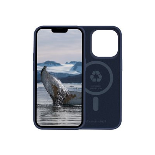 dbramante1928 Monaco - Zadní kryt pro mobilní telefon - kompatibilita s MagSafe - 100% recyklovaný plast - modrá pacifik - pro Apple iPhone 14 Pro