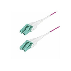 Startech 5m (16.4ft) LC/LC (UPC) OM4 Multimode Fiber Optic Cable - Patch kabel - LC/UPC duplex vícevidový (M) do LC/UPC duplex vícevidový (M) - 5 m - 5 m - 1.6 mm - optické vlákno - duplex - 50 / 125 mikron - OM4 - OFNR - spojka - fialová Erika Startech 5m (16.4ft) LC/LC (UPC) OM4 Multimode Fiber Optic Cable - Patch kabel - LC/UPC duplex vícevidový (M) do LC/UPC duplex vícevidový (M) - 5 m - 5 m - 1.6 mm - optické vlákno - duplex - 50 / 125 mikron - OM4 - OFNR - spojka - fialová Erika