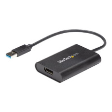 StarTech.com USB 3.0 to DisplayPort Adapter - 4K 30Hz - External Video & Graphics Card - Dual Monitor Display Adapter - Supports Windows (USB32DPES2) - Adaptér DisplayPort - kompatibilní s TAA - USB typ A (M) do DisplayPort (F) - USB 3.0 - 20 cm - podpora 4K30Hz (3840 x 2160) - cerná