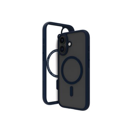 dbramante1928 Grenen - Zadní kryt pro mobilní telefon - kompatibilita s MagSafe - plast - modrá, cirá zadní strana - pro Apple iPhone 16