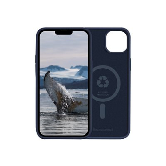 dbramante1928 Monaco - Zadní kryt pro mobilní telefon - kompatibilita s MagSafe - recyklovaný plast - modrá pacifik - pro Apple iPhone 14 Plus