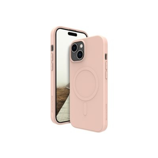 dbramante1928 Greenland Pro - Zadní kryt pro mobilní telefon - kompatibilita s MagSafe - plast - ružová pink sand - pro Apple iPhone 15