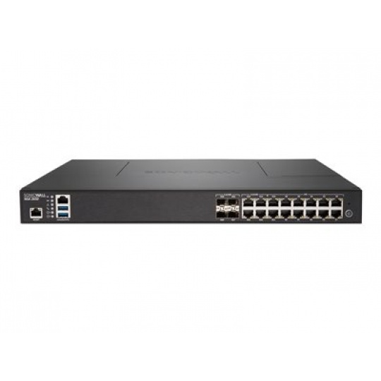 SonicWall NSa 2650 - Advanced Edition - bezpečnostní zařízení - GigE, 2.5 GigE - 1U - SonicWALL Secure Upgrade Plus Program (2 roky) k upevnění na regál