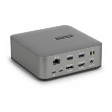 StarTech.com - Dokovací stanice - pro laptop, tablet - USB-C / USB4 / Thunderbolt 3 / Thunderbolt 4 / Thunderbolt 5 / USB-A - DP, HDMI - 1GbE - 180 Watt - kompatibilní s TAA