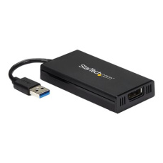 StarTech.com USB 3.0 to DisplayPort Adapter - DisplayLink Certified - 4K 30Hz - Adaptér USB / DisplayPort - kompatibilní s TAA - USB typ A (M) do DisplayPort (F) - USB 3.0 - 9 m - podporuje 4K, USB napájení - cerná - pro P/N: MDP2DPMM10, MDP2DPMM3, MDP2DPMM6, MDP2DVIMM6BS, TB33A1C StarTech.com USB 3.0 to DisplayPort Adapter - DisplayLink Certified - 4K 30Hz - Adaptér USB / DisplayPort - kompatibilní s TAA - USB typ A (M) do DisplayPort (F) - USB 3.0 - 9 m - podporuje 4K, USB napájení - cerná - pro P/N: MDP2DPMM10, MDP2DPMM3, MDP2DPMM6, MDP2DVIMM6BS, TB33A1C