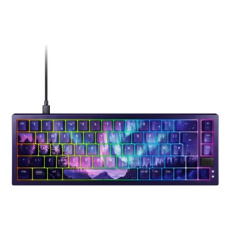 CHERRY XTRFY K5V2 - Klávesnice - 65% - compact - podsvícení - USB - QWERTY - americká - klávesový spínac: CHERRY MX Northern Light - modrá - s GP6 Northern Light XL mousepad