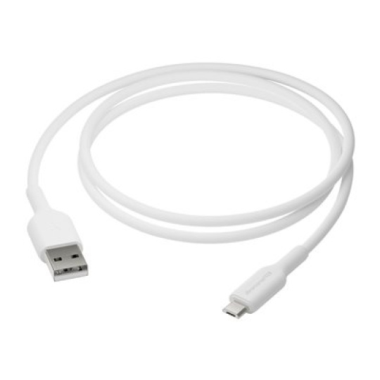 dbramante1928 re-charge - Kabel USB - USB (M) do Micro-USB typu B (M) - AC 100-240 V - 1 m - USB Power Delivery (12W) - bílá