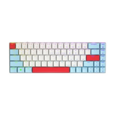 CHERRY MX MX-LP 2.1 - Klávesnice - kompaktní - podsvícení - bezdrátový - 2.4 GHz, Bluetooth 5.2, USB - QWERTY - americká - klávesový spínac: CHERRY MX Low Profile RGB Speed - bílá