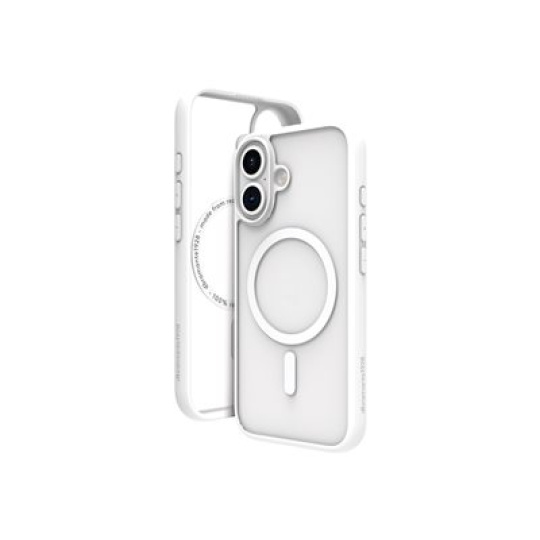 dbramante1928 Grenen - Zadní kryt pro mobilní telefon - kompatibilita s MagSafe - plast - bílá - pro Apple iPhone 16 Plus