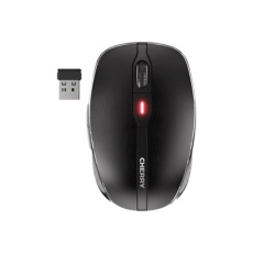 CHERRY MW 8C ADVANCED - Myš - ergonomický - optický - 6 tlačítka - bezdrátový - 2.4 GHz, Bluetooth 4.0 - bezdrátový přijímač USB - černá CHERRY MW 8C ADVANCED - Myš - ergonomický - optický - 6 tlačítka - bezdrátový - 2.4 GHz, Bluetooth 4.0 - bezdrátový přijímač USB - černá