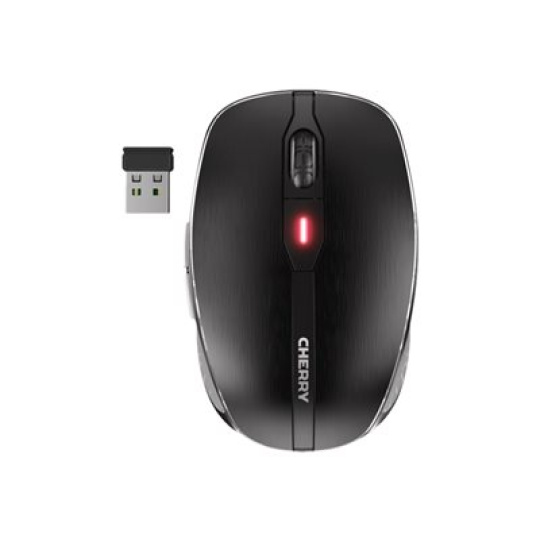 Wireless mouse USB+Bluetooth black recha