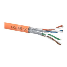 Solarix SXKD-7-SSTP-LSOHFR-B2ca - Kabel horizontální - 500 m - 7.8 mm - SSTP - CAT 7 - oranžová, RAL 2003