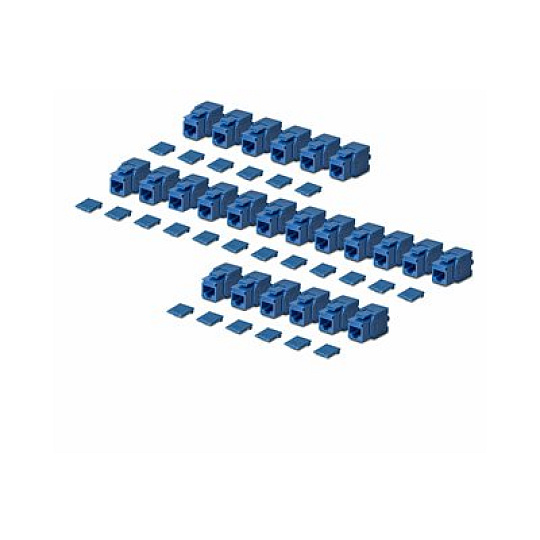 Cat6 Keystone Jack 24-Pack 180-Deg