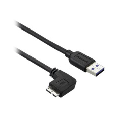 StarTech.com 0.5m 20in Slim Micro USB 3.0 Cable M/M - Left-Angle Micro-USB - USB 3.0 A to Micro B - Angled Micro USB - USB 3.1 Gen 1 5Gbps (USB3AU50CMLS) - Kabel USB - Micro-USB typu B (M) do USB typ A (M) - USB 3.0 - 50 cm - levý úhlový konektor, lisovaný - cerná StarTech.com 0.5m 20in Slim Micro USB 3.0 Cable M/M - Left-Angle Micro-USB - USB 3.0 A to Micro B - Angled Micro USB - USB 3.1 Gen 1 5Gbps (USB3AU50CMLS) - Kabel USB - Micro-USB typu B (M) do USB typ A (M) - USB 3.0 - 50 cm - levý úhlový konektor, lisovaný - cerná