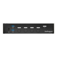 StarTech.com 4 Port DisplayPort KVM Switch - DP KVM Switch with Audio and Built-in USB 3.0 Hub for Peripherals - 4K 30Hz (SV431DPU3A2) - Prepínac KVM / USB - 4 x KVM / zvuk / USB + 3 x SuperSpeed USB - 1 místní uživatel - Lze montovat do rozvadece - AC 120/230 V / DC 9 - 12 V - pro P/N: SV431RACK StarTech.com 4 Port DisplayPort KVM Switch - DP KVM Switch with Audio and Built-in USB 3.0 Hub for Peripherals - 4K 30Hz (SV431DPU3A2) - Prepínac KVM / USB - 4 x KVM / zvuk / USB + 3 x SuperSpeed USB - 1 místní uživatel - Lze montovat do rozvadece - AC 120/230 V / DC 9 - 12 V - pro P/N: SV431RACK