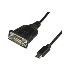 StarTech.com USB C to Serial Adapter Cable 16" (40cm), USB Type C to RS232 (DB9) Converter Cable, USB-C Serial Cable for PLCs, Scanners, Receipt Printers, Male/Male, Windows/macOS/Linux - Up to 921.6 Kbps Baud - USB / sériový kabel - DB-9 (M) do 24 pin USB-C (M) - 40 cm - křídlové šrouby StarTech.com USB C to Serial Adapter Cable 16" (40cm), USB Type C to RS232 (DB9) Converter Cable, USB-C Serial Cable for PLCs, Scanners, Receipt Printers, Male/Male, Windows/macOS/Linux - Up to 921.6 Kbps Baud - USB / sériový kabel - DB-9 (M) do 24 pin USB-C (M) - 40 cm - křídlové šrouby