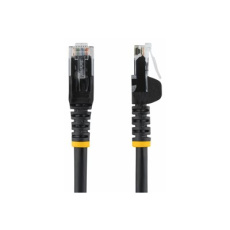 StarTech.com 1.5m CAT6 Ethernet Cable, 10 Gigabit Snagless RJ45 650MHz 100W PoE Patch Cord, CAT 6 10GbE UTP Network Cable w/Strain Relief, Black, Wiring is UL Certified/TIA - Category 6 - 24AWG (N6PATC150CMBK) - Patch kabel - RJ-45 (M) do RJ-45 (M) - 1.5 m - UTP - CAT 6 - provedení bez hrbolků - černá