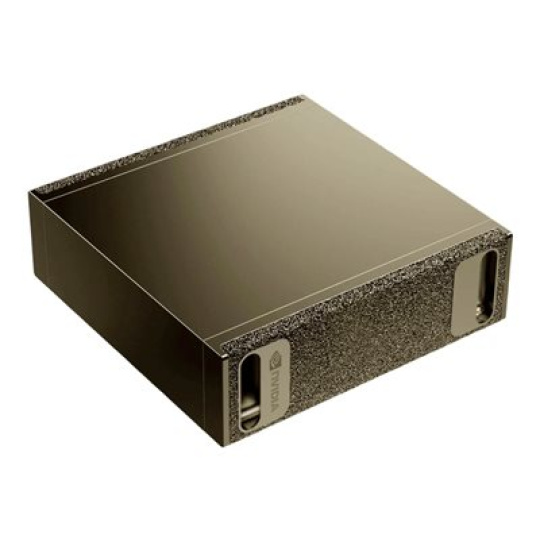 NVIDIA DGX Spark - Founders Edition - mini PC 2 Cortex-A725 + Cortex-X925 - RAM 128 GB - SSD 4 TB - NVMe - Blackwell Tensor Core - Gigabit Ethernet, 10 Gigabit Ethernet, Bluetooth 5.3 LE, IEEE 802.11ax (Wi-Fi 6), IEEE 802.11be (Wi-Fi 7) - Ubuntu - monitor: žádný - 1000 TFLOPS