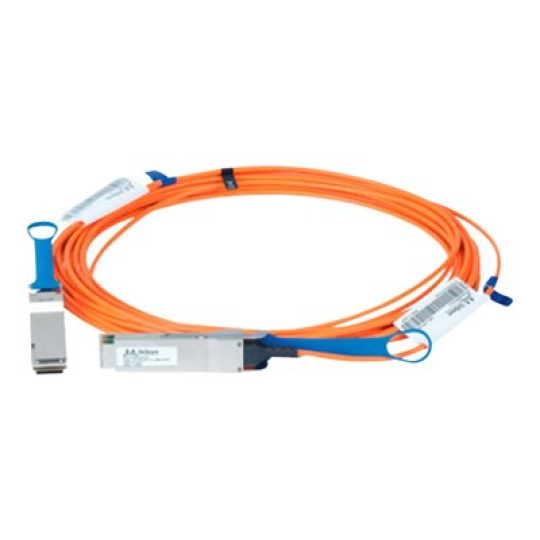 Mellanox LinkX 100Gb/s VCSEL-Based Active Optical Cables - Kabel InfiniBand - QSFP do QSFP - 15 m - optické vlákno - SFF-8665/IEEE 802.3bm - aktivní, neobsahuje halogen