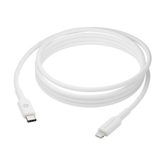 dbramante1928 re-charge - Kabel Lightning - 24 pin USB-C s piny (male) do Lightning s piny (male) - 2 m - bílá