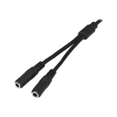 StarTech.com 3.5mm Audio Extension Cable - Slim Audio Splitter Y Cable and Headphone Extender - Male to 2x Female AUX Cable (MUY1MFFS) - Audio separátor - mini-phone stereo 3.5 mm s piny (male) do mini-phone stereo 3.5 mm se zdírkami (female) - 20 cm - cerná - pro P/N: MU15MMS, MU6MMS StarTech.com 3.5mm Audio Extension Cable - Slim Audio Splitter Y Cable and Headphone Extender - Male to 2x Female AUX Cable (MUY1MFFS) - Audio separátor - mini-phone stereo 3.5 mm s piny (male) do mini-phone stereo 3.5 mm se zdírkami (female) - 20 cm - cerná - pro P/N: MU15MMS, MU6MMS